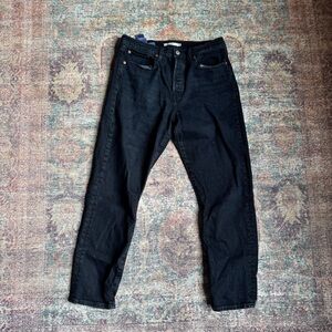 Levi’s Black Wedgie Boyfriend Jean Pants, sz 30
